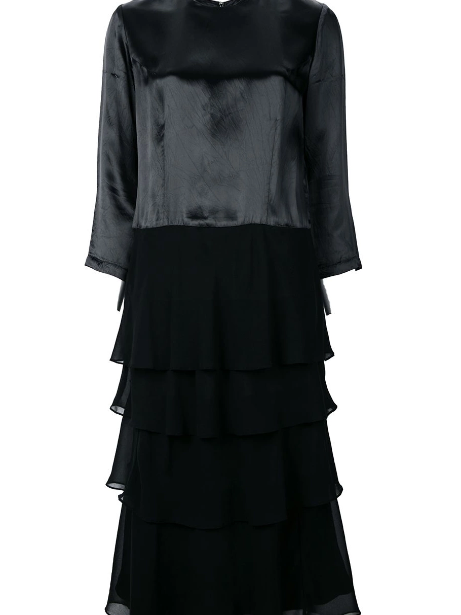 Affordable dress Garcons Des midi Comme frilled Women 0304