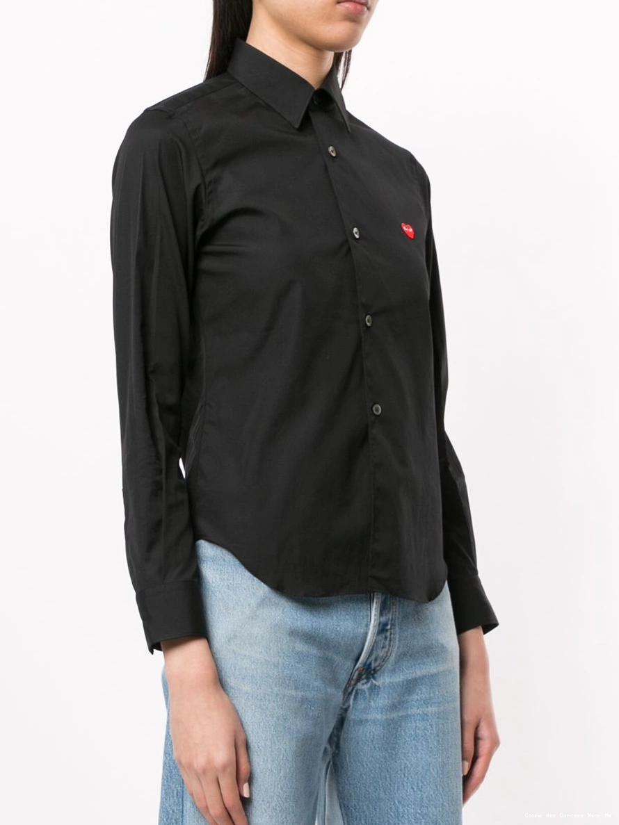 Cheap Garcons plain embroidered Comme Des Women shirt logo 0304